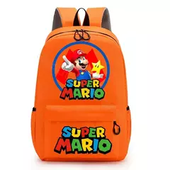 Mochilas Super Mario Bros para homens e mulheres, Saco Princesa Peach Luigi, Impressão Gráfica de Personagem de Cartoon, Mochila Kawaii, Mochilas escolares - comprar online