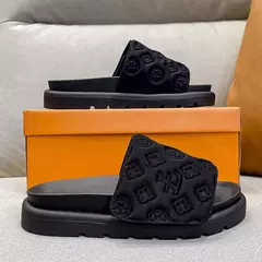 Sandálias antiderrapantes Flip Flop para mulheres, sola grossa, casual, novo es na internet