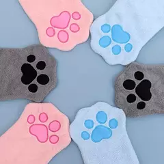 1/2 pçs luvas de cuidados para animais de estimação secagem rápida cão gato toalha de banho dupla face microfibra macia filhote de cachorro gatinho banho ferramentas de limpeza - Wolf Magazine