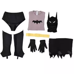 Morcego masculino cosplay traje bruce super-herói disfarce para homem adulto macacão manto máscara de morcego bodysuit halloween carnaval festa roupas - comprar online