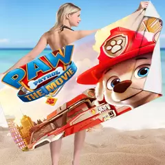 Imagem do Anime Paw Patrol Toalha De Praia Cartoon Chase Toalhas De Verão Banheiro Toalha De Banho Natação Toalhas De Natal Viagem Toalha De Praia Secagem Rápida