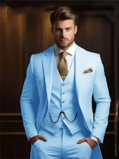 Ternos de casamento casuais para homens, feitos sob medida, jaqueta, colete, calças, sparking formal do noivo, lapela pontudo, traje de 3 peças