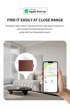 Etiqueta inteligente finamente novo encontrar meu aplicativo anti-perdido rastreador localizador chave carteira bagagem pet abs de longa duração para ios iphone - comprar online