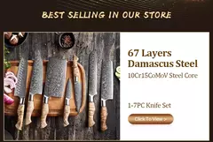 Hezhen 5 a 6pc conjunto de faca cozinha profissional damasco super aço chef paring santoku afiada cozinhar cozinha com suporte magnético - Wolf Magazine
