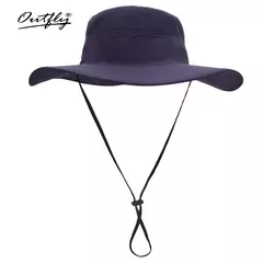 Chapéu de balde para homens e mulheres, protetor solar de pescador, Chapéu Panamá Sol, Rede Respirável de Pesca, Chapéu Grande de Secagem Rápida, Chapéu Caminhada