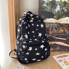 Cute Star Laptop Backpack para mulheres e homens, 17 Polegada, bolsa de faculdade, viagem, estudante de volta às aulas, Casual Bookbag