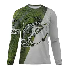 Impressão 3d camisetas gráficas de pesca masculinas moda topos roupas masculinas ao ar livre proteção solar camiseta masculina de manga longa de secagem rápida - comprar online