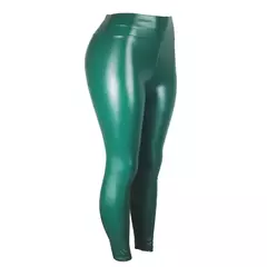 Leggings de couro feminino, calças compridas, cintura alta, calças elásticas, moda feminina, tamanho grande - comprar online