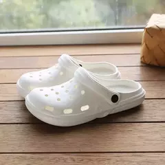 Sapatos de jardim macios para mulheres, sandálias impermeáveis, tamancos de enfermagem interiores, slides interiores ao ar livre, moda, verão