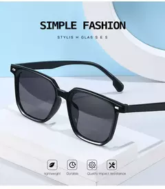 Óculos de sol quadrados retrô para homens e mulheres, óculos clássicos, alta qualidade, moda feminina, novo, 2024 - Wolf Magazine