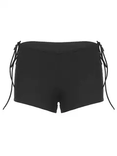 Imagem do Shorts básicos com cadarço oco feminino, shorts finos para senhora, calça esportiva simples, streetwear sexy, moda casual, novo, verão