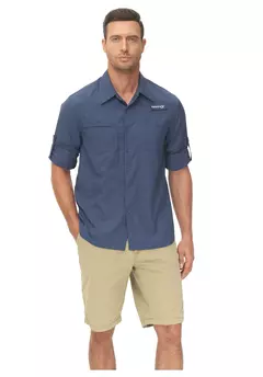 Camisas de Botão Táticas Masculinas, Manga Comprida, Casual, Pescaria, Carga, Caminhada, Trabalhando, Blusa, UPF 50 Plus na internet