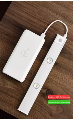 PZSUNLY-USB Gabinete recarregável LED Light, Sensor de movimento, Iluminação para cozinha, Guarda-roupa, 20cm, 30cm, 40cm, 50cm, 60cm - loja online
