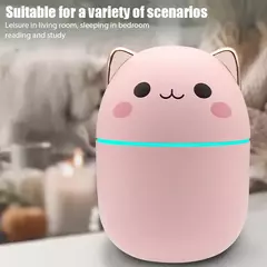 Mini Umidificador de Ar Bonito para Casa e Quarto, Óleo Essencial, Difusor de Aroma, Purificador para Perfume, Cool Mist Maker - comprar online