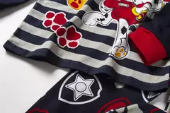 Imagem do Boys Paw Patrol Pajamas Set Thin Long Sleeved Mashall Chase Rubble Patrulla Children Clothes Kids Sleepwear Spring Nightwear