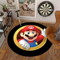 Tapete Super Mario Bros Mushroom Lounge, Anime Cartoon Tapete De Grande Área, Tapete Irregular Para Jogos, Decoração De Casa Do Quarto na internet