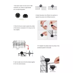 Cerca rosa para animais de estimação, malha de ferro diy, pode ser combinada livremente, gaiola para gatos, gaiola para cães, hamster, gaiola para coelho - Wolf Magazine