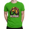 Camisetas Marvel Super Hero para homens, gola redonda, manga curta, X-Man, Wolverine, Humor, presente, roupas de ideia, 100% algodão
