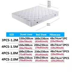 Conjunto de cama para meninas, capa de edredão, folha plana, fronha, sem enchimento, roupa de cama, macia, gêmea, completa, queen size, 3, 4pcs - comprar online