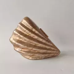 Saco de Embreagem de Mármore Acrílico, Concha, Marrom, Caixa de Pérolas, Bolsas Noite, Designer de Luxo, Carteira, Festa de Casamento, Pedras Dia, Carteira - loja online