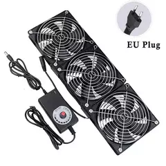 12cm 3000rpm exaustor ventilador de refrigeração do banheiro com controlador 3v-12v btc máquina chassi estação de trabalho gabinete radiador servidor ventilador na internet