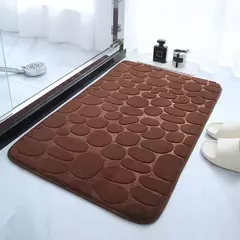 Imagem do Tapete De Banheiro Em Relevo De Calçada, Tapetes antiderrapantes, Banheira em relevo, Lavatório, Tapete lateral do assoalho da banheira, Capacho de banho