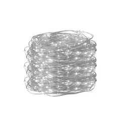 Imagem do Impermeável USB LED String Lights, Silver Wire, Guirlanda, Luzes de fadas, Natal, Casamento, Feriado, Decoração do partido, 5m