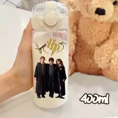 Harry potter palha copo de água 600/400ml crianças beber portátil plástico transparente grande capacidade esporte garrafa de água presentes - comprar online