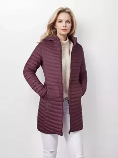 SANTELON-Casaco Longo Embalável Puffer Feminino, Capuz Destacável, Peso Leve, Quente, Solto, Outwear Sólido, Tamanho Asiático - Wolf Magazine
