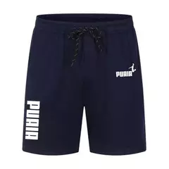 Imagem do Poliéster esportes shorts para homens, cordão elástico, casual, em execução, basquetebol, em execução, ginásio, verão, novo, 2023