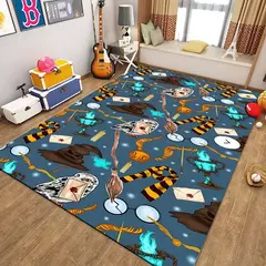 Tapete Padrão De Chapéu De Mágico De Harry Tapete, Capacho Criativo, Decoração De Casa, Filmes de magia, Sala De Estar, Tapete Do Banheiro, Quarto - loja online