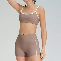 Terno de Yoga Patchwork de duas peças para mulheres, cintura alta Flare Leggings, roupas de treino Fitness Sportswear agasalho - Wolf Magazine