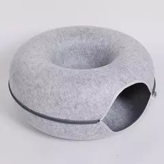 Donut Pet Tunnel House, Cama do gato, Brinquedos interativos, Equipamento esportivo gatinho, Brinquedo do treinamento do gato - loja online