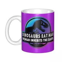 Dinossauro personalizado World Jurassic Park Canecas DIY Horror Movie Ceramic Ch na internet