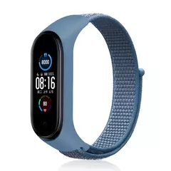 Correia de nylon para Xiaomi Mi Band, pulseira esportiva confortável, pulseira para Mi Band 7, 6, 5, 4, 3 na internet