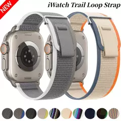 Trail Loop Strap para Apple Watch, Pulseira de Nylon Desportivo, Ultra 2, 49mm, Série 9, 8, 7, 45mm, 41mm, iWatch 6, 5, 4, 3, SE, 44 milímetros, 40 milímetros, 42 milímetros - loja online