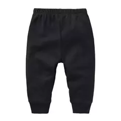 KAVKAS-Calças compridas de algodão para recém-nascidos meninos e meninas, leggings casuais, calças monocromáticas, 0-12m, primavera e outono na internet