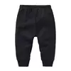 KAVKAS-Calças compridas de algodão para recém-nascidos meninos e meninas, leggings casuais, calças monocromáticas, 0-12m, primavera e outono