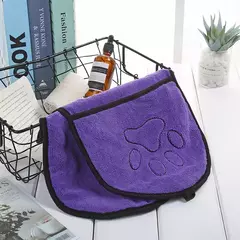 Toalha para animais de estimação, secagem rápida, roupão de banho para cães, fibra macia, absorvente, toalha de banho para gatos, conveniente, limpeza de animais de estimação, acessórios para animais de estimação - comprar online