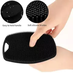Imagem do Soft Silicone Esfoliante Escova, Rub Voltar, Limpeza Corporal, Scrubber, Chuveiro, Massagem Suprimentos de Banho, 1Pc