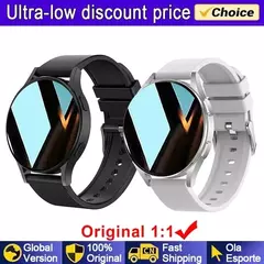 Samsung-Galaxy Smartwatch para homens e mulheres, monitoramento de saúde AMOLED, relógio impermeável, assistente de voz, chamada Bluetooth, relógio inteligente, 2022 - comprar online