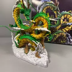 Dragon Ball Figura Anime, Shenron Goku e Shenron, Modelo Estatueta, PVC Estátua, Boneca Coleção, Quarto Toy Presentes, 24cm na internet