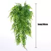 Persian Fern Leaves Vines, Planta Artificial Pendurada, Folha De Plástico, Grama, Festa De Casamento, Parede, Varanda, Decoração De Quarto De Casa, 90cm