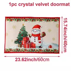 Imagem do Tapete ao ar livre da porta do Natal, tapete de Papai Noel, casar decorações do Natal para a casa, ornamento do Xmas, presentes do ano novo, 2025, 2025