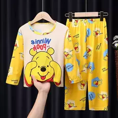 Conjunto de pijamas de manga comprida infantil, pijamas de menino Elsa, roupas infantis, roupas infantis, primavera, outono, novo - comprar online