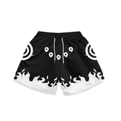 Imagem do Maiô engraçado dos desenhos animados, impresso em 3D, shorts esportivos casuais, calças grandes, roupas Harajuku Y2K, troncos masculinos