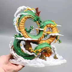 Dragon ball anime figura 22cm shenron figuras goku e shenron estatueta estátua de pvc modelo boneca coleção ornamento crianças brinquedos presentes - comprar online