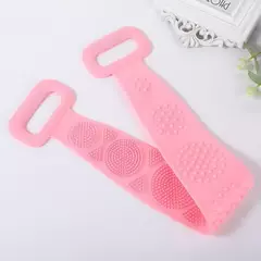 Escova De Banho De Silicone Body Scrubber, Escova De Chuveiro Esfoliante, Esfoliante Corporal Cinto, Massagem nas Costas, Correia De Limpeza, Ferramentas De Banho