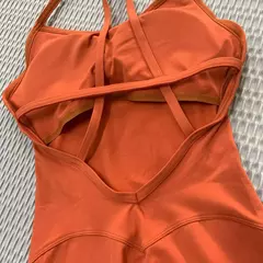 Macacão sem costas para mulheres, macacão de fitness, roupas esportivas, treino vermelho, ginásio, roupas de ioga, atacado, 1028, 2024 - loja online