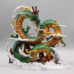 Dragon ball anime figura 22cm shenron figuras goku e shenron estatueta estátua de pvc modelo boneca coleção ornamento crianças brinquedos presentes